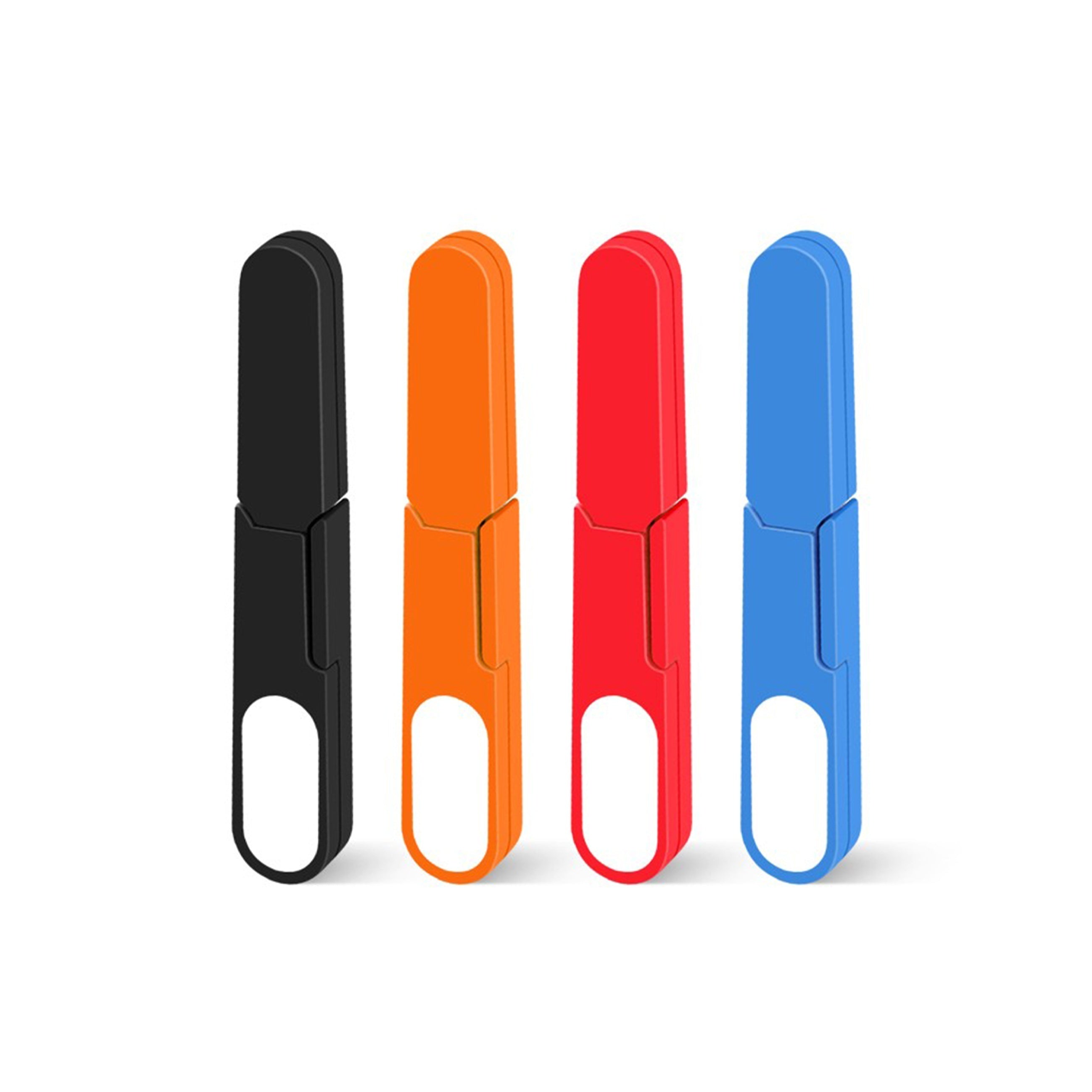 Portable Fishing Scissors Mini Sewing Scissors Plastic Handle