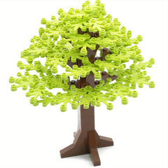 90pcs Building Blocks Tree Set DIY MOC City Street View Road Garden Jungle