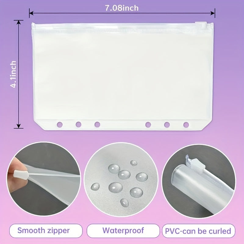 A6 Binder Notebook Budget Binder Zip Envelopes Expense Sheets