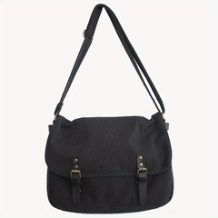 Vintage Military Canvas Laptop Bag Messenger Bag