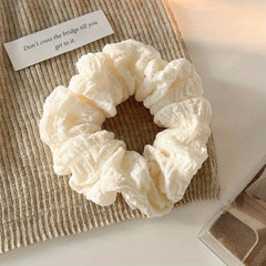 Retro Large Scrunchie Female Style Ponytail Hair Rope Elastic Hair Tie