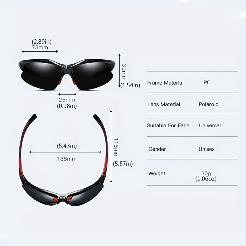 Men's Polarized Cycling Sunglasses Anti Wind Sand 8517
