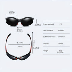 Men's Polarized Cycling Sunglasses Anti Wind Sand 8517