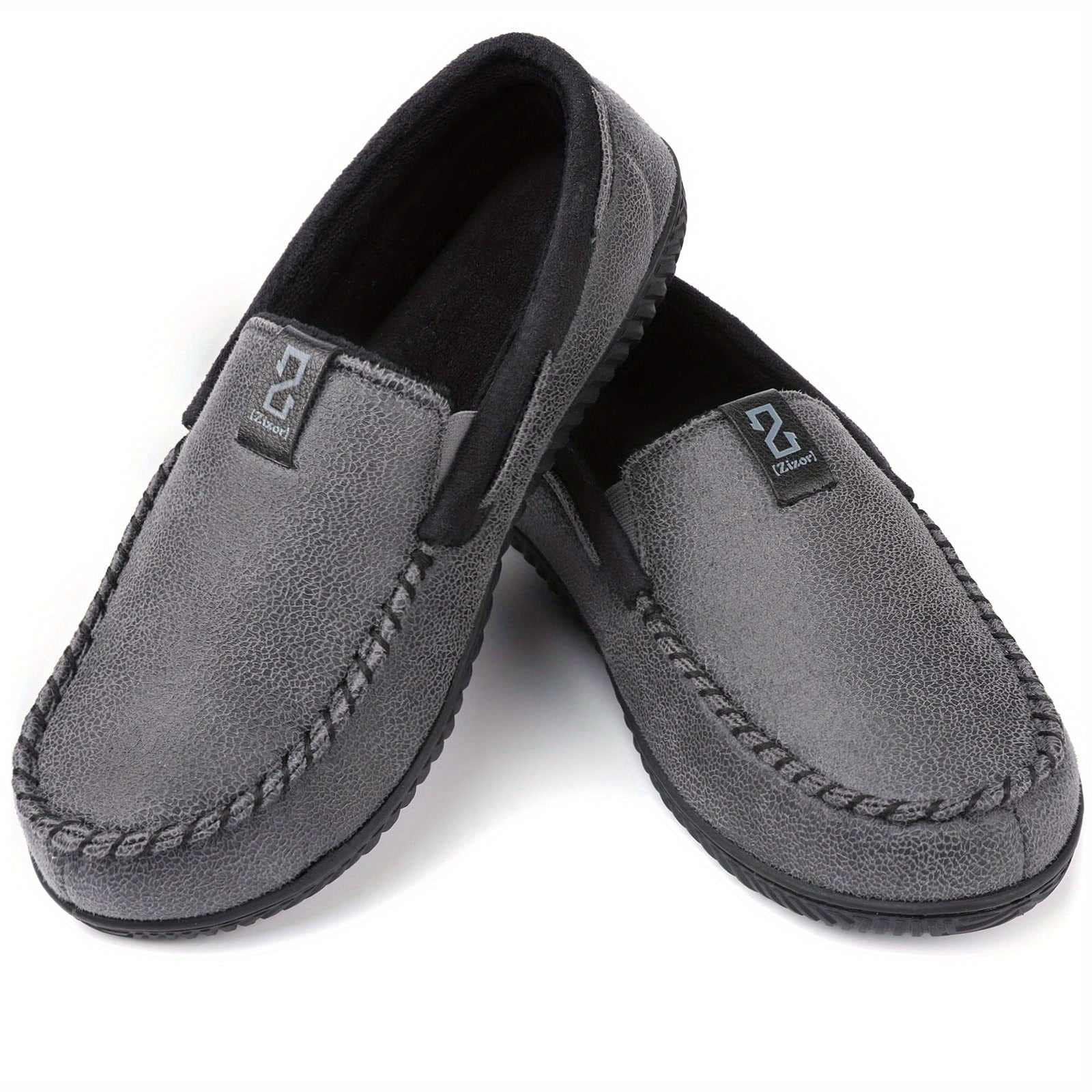 Men's Casual No Tie Lightweight Slip On House Shoes