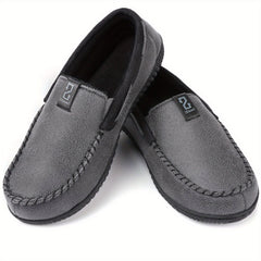 Men's Casual No Tie Lightweight Slip On House Shoes