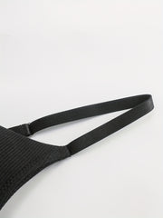 Letter Print Push Up Bra Women's Lingerie & Underwear