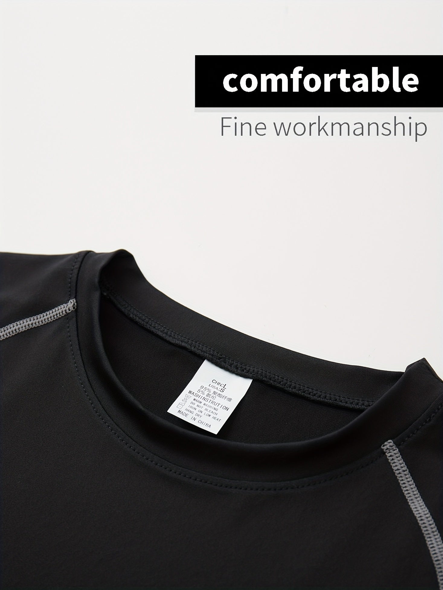 Men's Quick Drying Compression Sports T-Shirt for Gym Running