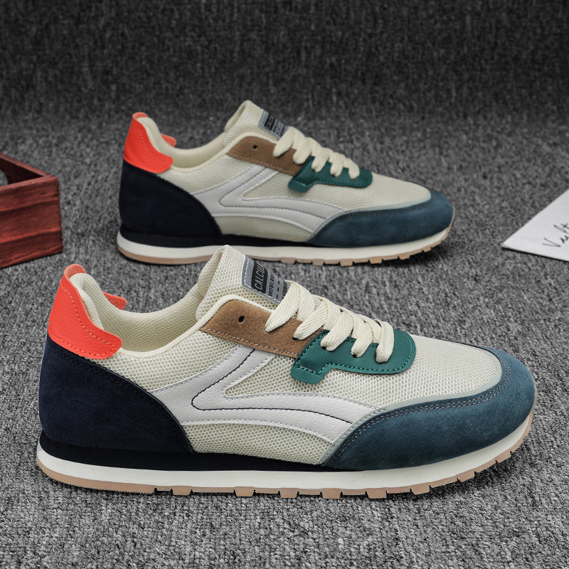 Men's Mesh Lace-up Walking Shoes