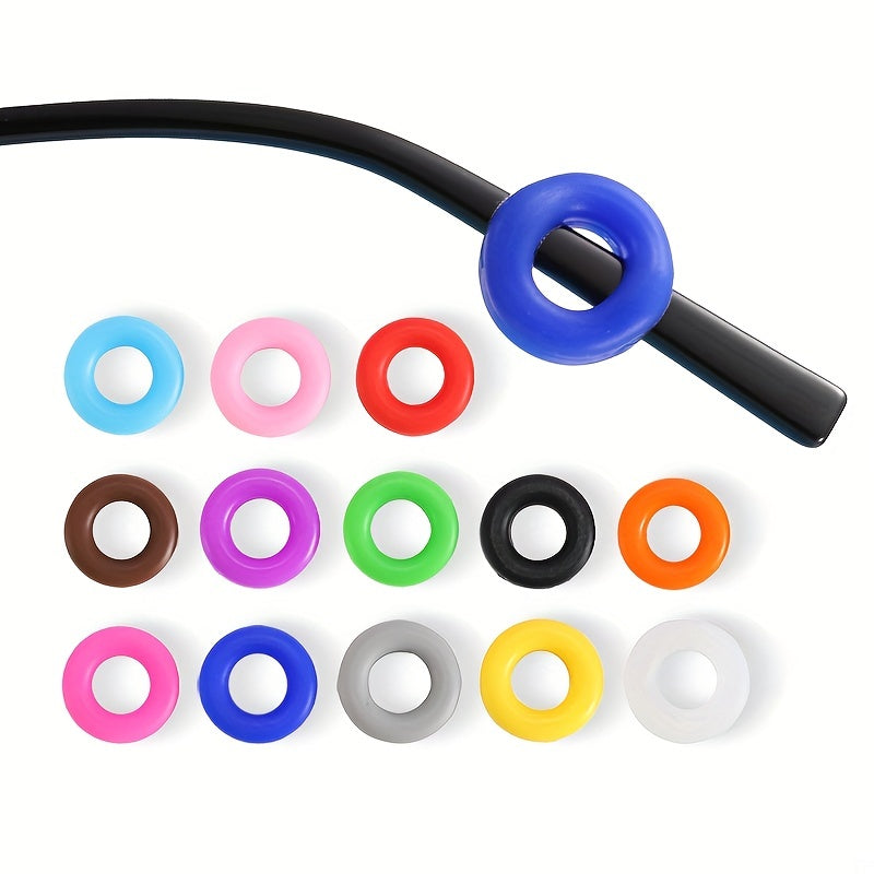 2pcs Silicone Glasses Ear Hook Non slip Cover Round Ear Hooks Sports Accessories
