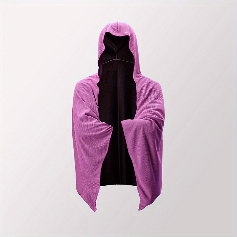 Cooling Towel Sport Hoodie Towel UV Protection Quick Drying Absorbent Towels