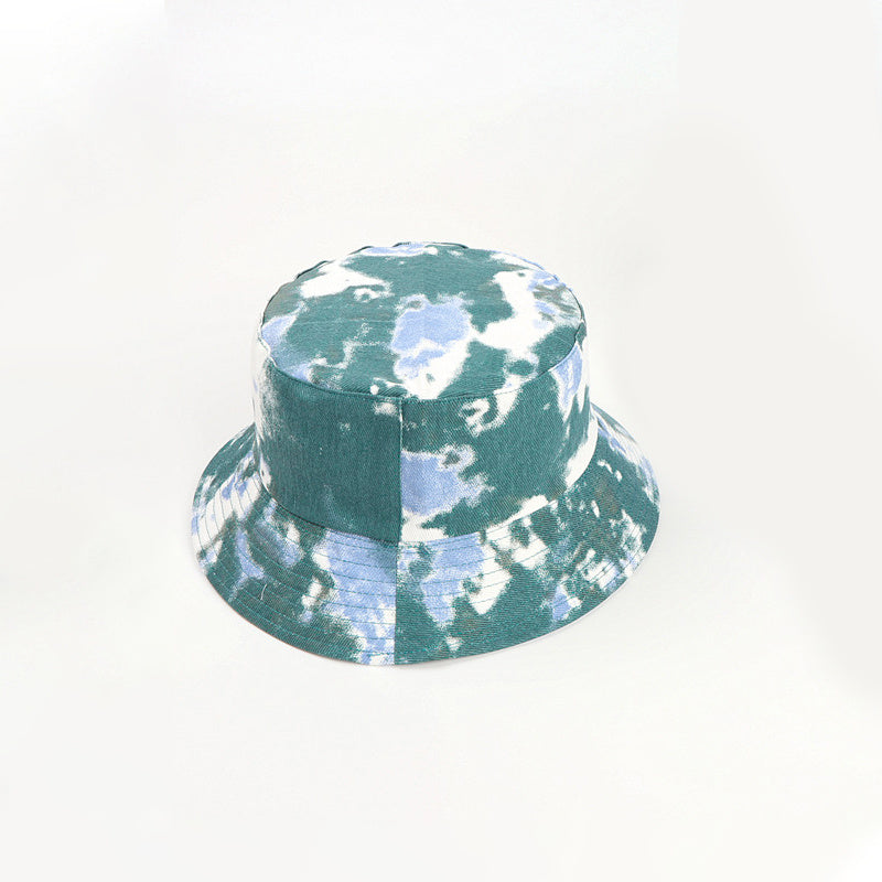 Tie Dye Bucket Hat Unisex Clouds Pattern Lightweight Fisherman Summer Sun Protec