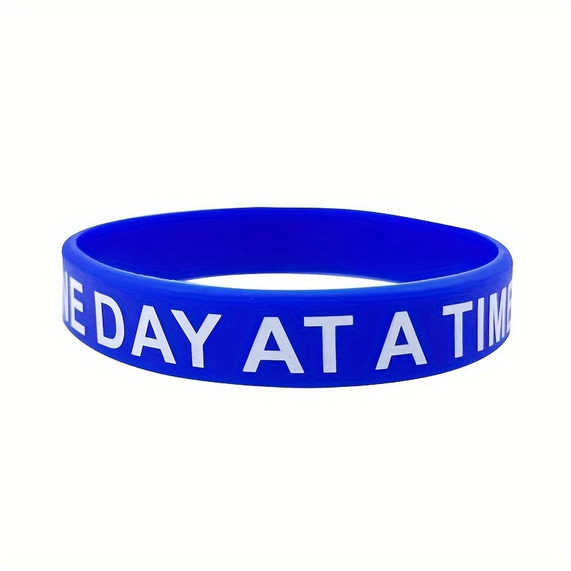 7pcs Inspirational Wristband Bulk Thank You Gift Silicone Bracelet Rubber Band