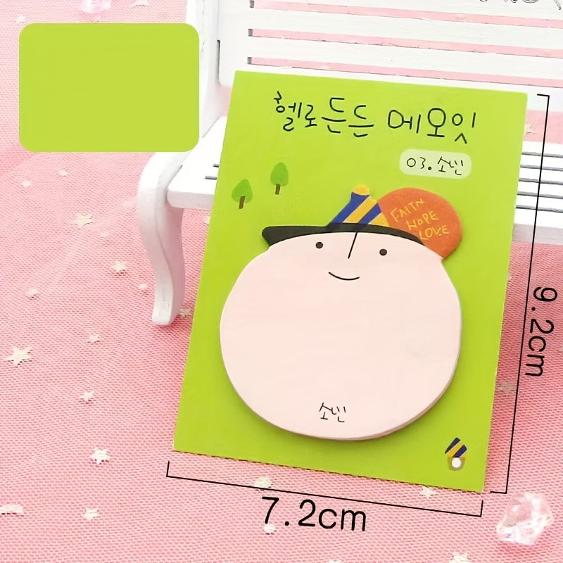 3pcs Cartoon Sticky Notes For Students & Office Workers