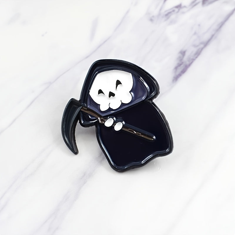 Ghost & Funny Chest Pin Brooch