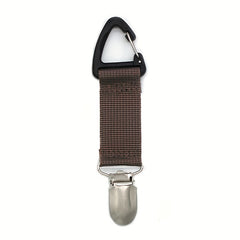 Nylon Hat Clip On Bag Holder for Backpack - Travel Hiking Camping