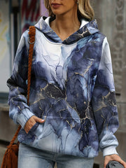 Kangaroo Pocket Hoodie, Casual Long Sleeve Hoodies Sweatshirt