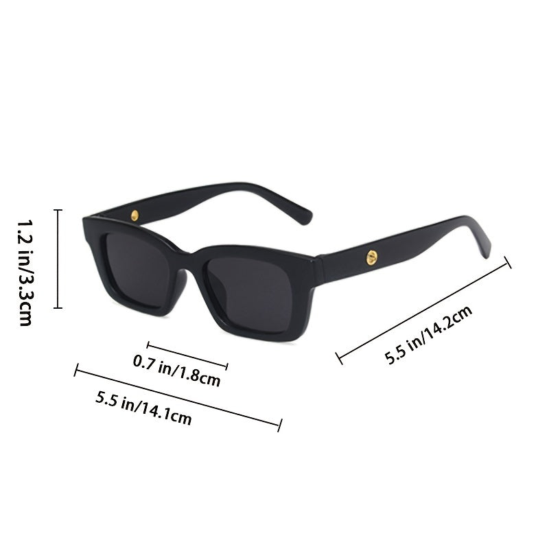 Vintage Chunky Sunglasses Women Retro Ladies Square UV400