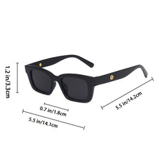Vintage Chunky Sunglasses Women Retro Ladies Square UV400