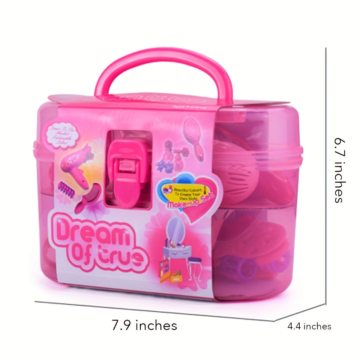 Kids Make Up Kit & Hair Styling Set