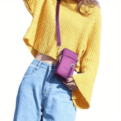 Heart Zipper Ring Shoulder Bag Waterproof Layered Crossbody Bag