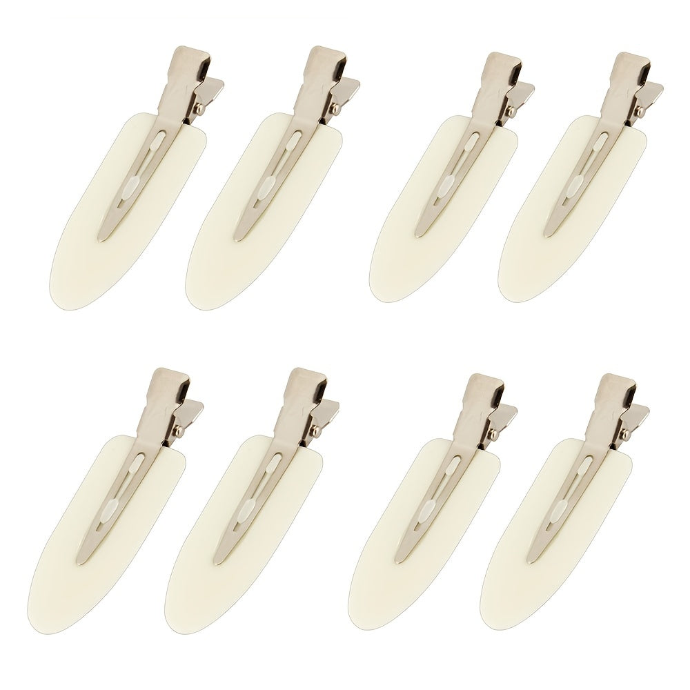 8pcs No Bend Hair Clips for Hairstyling