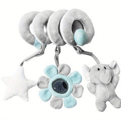 High Contrast Baby Spiral Hanging Toy, Sensory Toy for Newborns