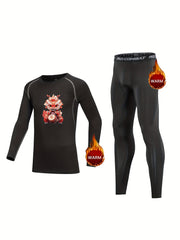 Kids Compression Fleece Set Crew Neck & Pants
