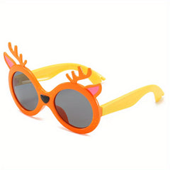 Cartoon Deer Silicone Polarized Sunglasses Sun Protection