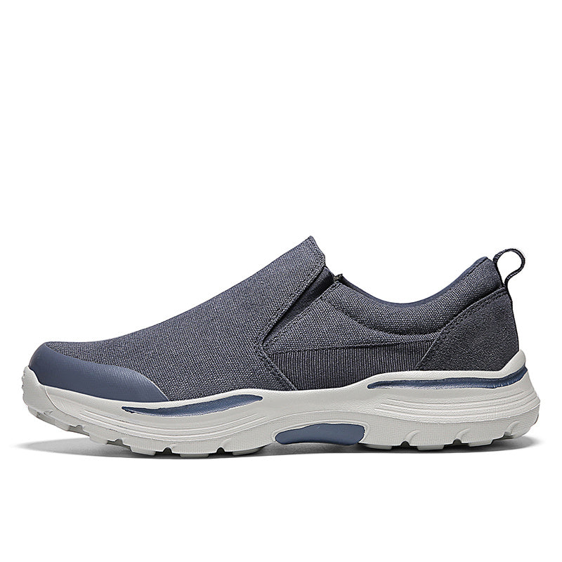 Men's Canvas Slip On Loafer Shoes Walking Sneakers