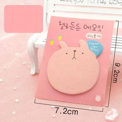 3pcs Cartoon Sticky Notes For Students & Office Workers