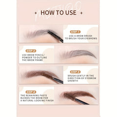 Natural Silky Eyebrow Dye Cream - Waterproof & Sweat proof