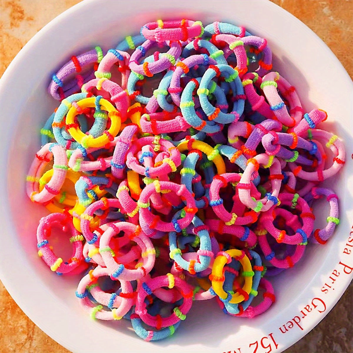 Mixed Ice Cream Hair Ring 50pcs 100pcs Hair Accessory
