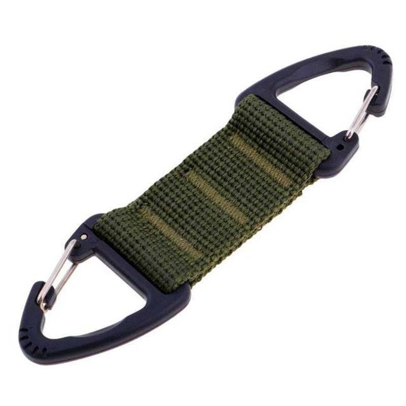 Multifunctional Carabiner with Tactical Belt and Nylon Webbing
