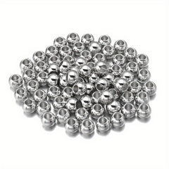 100pcs Large Hole Bead Spacer Beads Loose Beads 8 6MM Mixed DIY Beaded Charms
