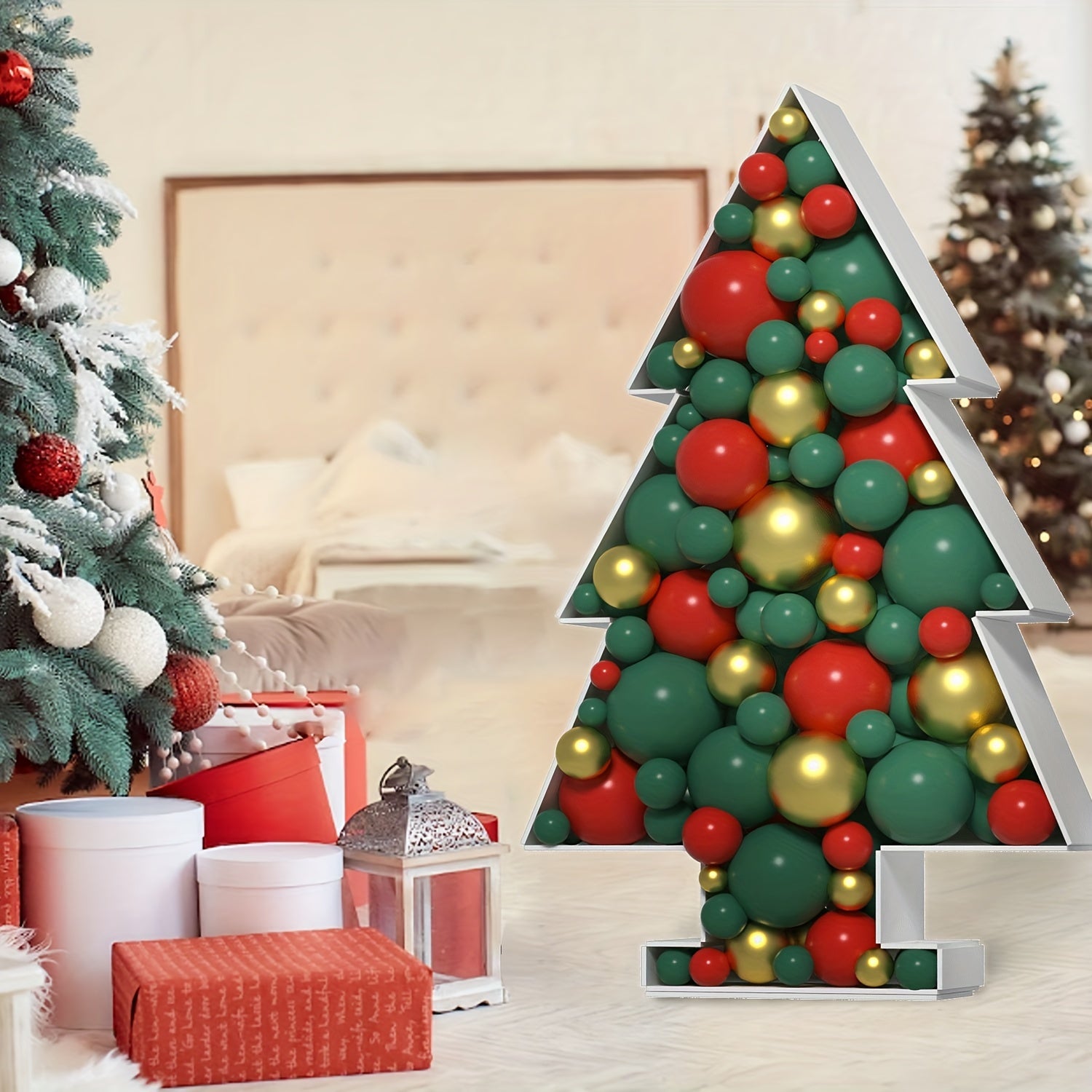 DIY Christmas Tree Decoration Balloon Holder Set