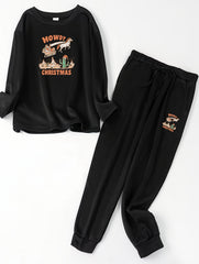  Christmas Western Style Lounge Set Women's Plus Desert Santa Claus Pri