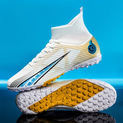 High Top Turf Football Boots for Summer Rainy Training