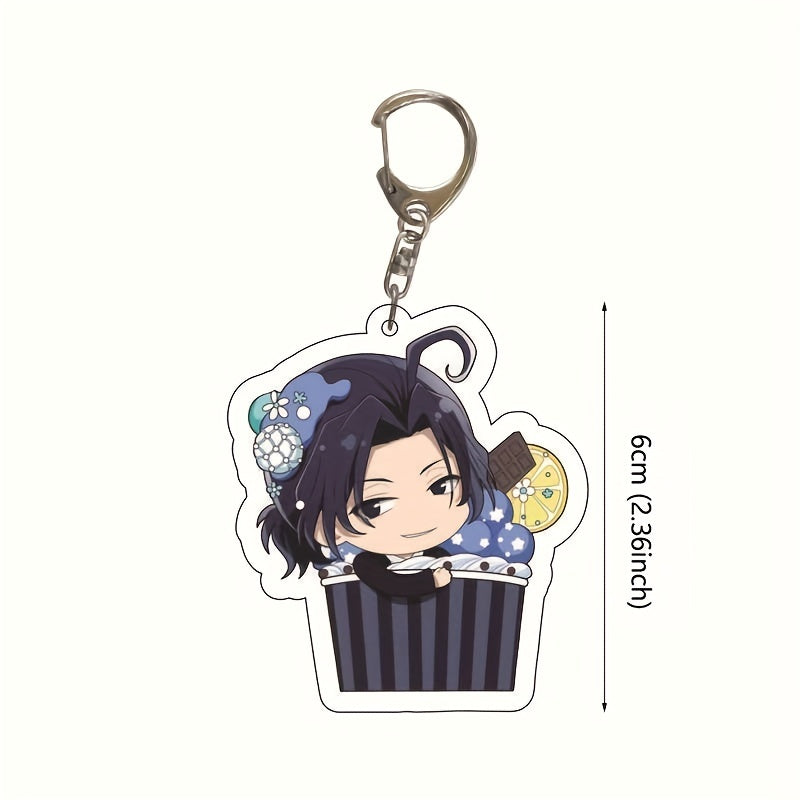 Cartoon Keychain Pendant Anime Figure Key Chain Pendant Bag Accessories