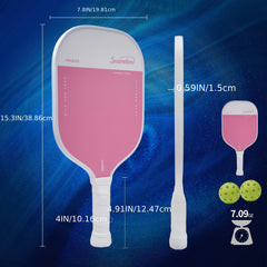 Pickleball Paddles Set PR200 Racket 2pcs Bag 1pc