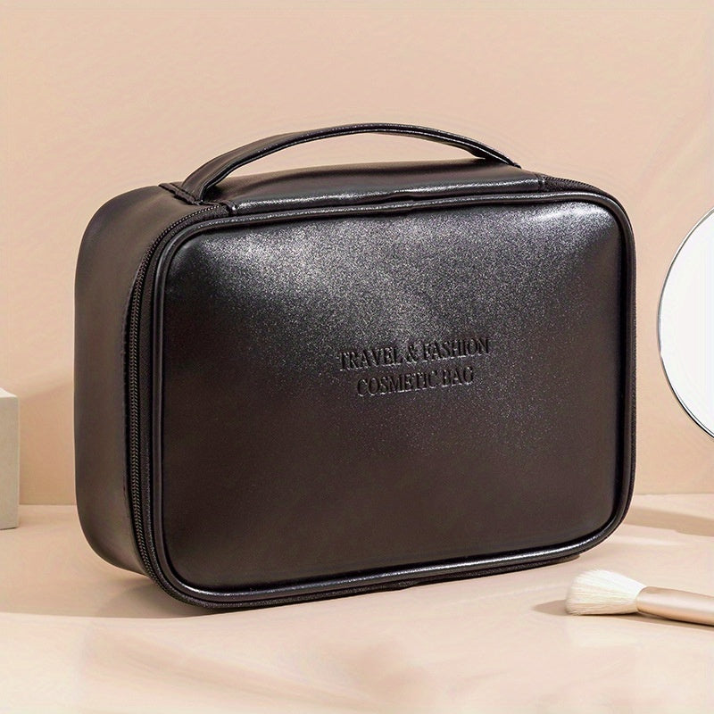 Minimalist Zipper Makeup Zipper Organizer Solid Cosmetic Bag