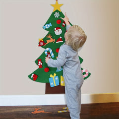 DIY Christmas Tree Felt Toy for Infants & Toddlers