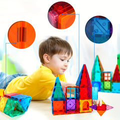 64pcs Magnetic Building Blocks Toy Kids Educational Construction