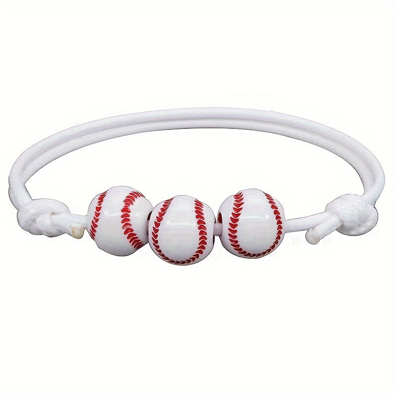 Sports Bracelet for Rugby Baseball Basketball Football Fans