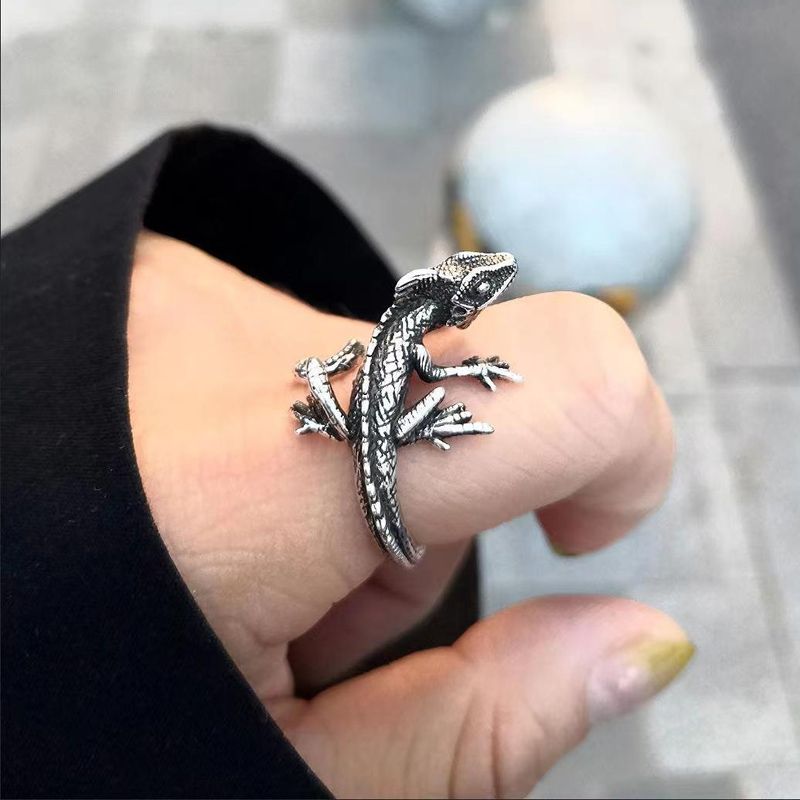 Men's Small Lizard Ring