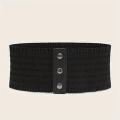 Wide Lace Waistband Elastic Belt Vintage Dress Coat Girdle for Women