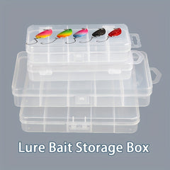 1pc 5 Compartment Transparent Storage Box Fishing Tackle Box