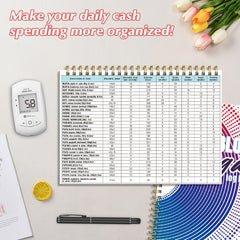 Blood Sugar Record Book for Elders, Daily Health Tracker