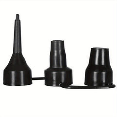 3-Piece Air Pump Replacement Nozzles Set for Inflatables - Various Sizes