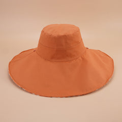 Solid Lightweight Bucket Hat Reversible Wide Brim Sun Hats