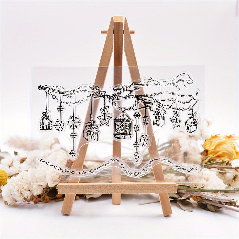 Snowflake Decorated Silicone Stamp